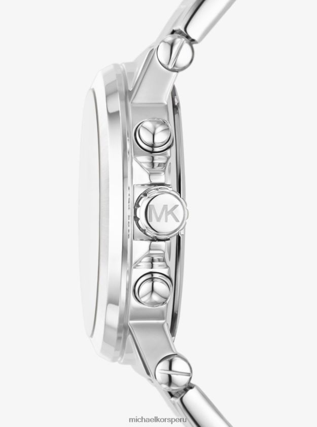 accesorios educacion fisica Michael Kors mujer reloj dylan pave extragrande en tono plateado plata 8FX48V2427