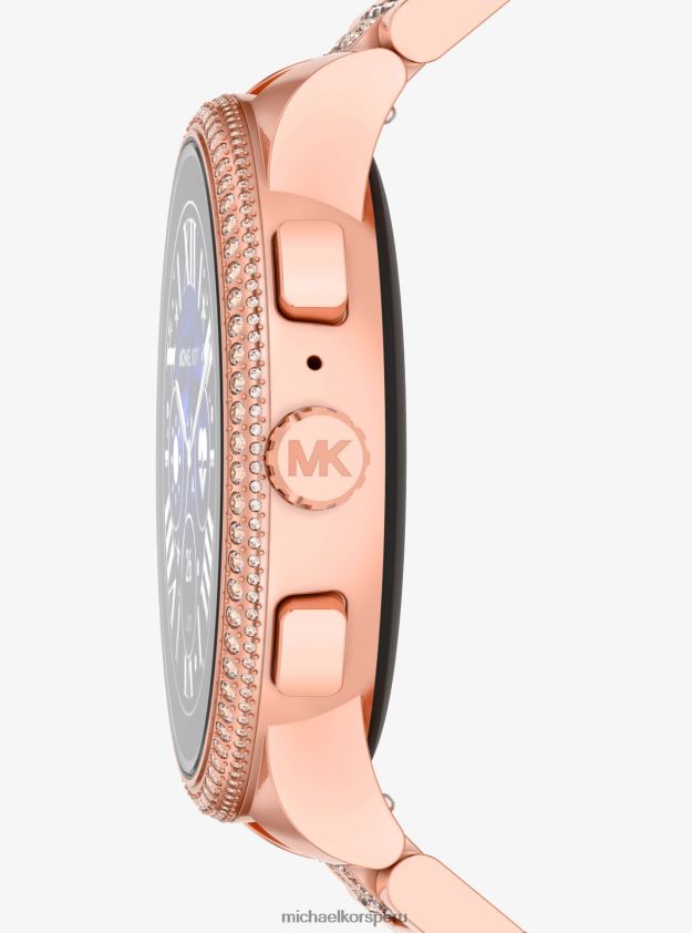 accesorios educacion fisica Michael Kors mujer Reloj inteligente camille pave gen 6 en tono dorado rosa Dos tonos 8FX48V2352