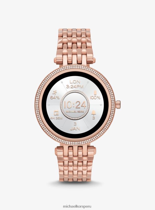 accesorios educacion fisica Michael Kors mujer reloj inteligente gen 5e darci pave en tono dorado rosa oro rosa 8FX48V2361