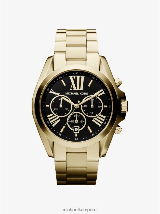 accesorios educacion fisica Michael Kors mujer reloj Bradshaw extragrande en tono dorado oro 8FX48V2400