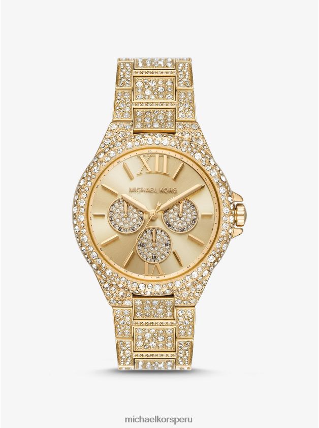 accesorios educacion fisica Michael Kors mujer reloj Camille extragrande en tono dorado oro 8FX48V2389