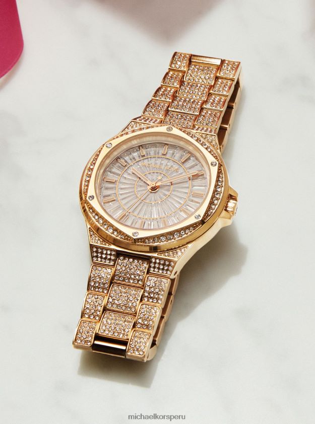 accesorios educacion fisica Michael Kors mujer reloj lennox extragrande en tono dorado oro 8FX48V2403