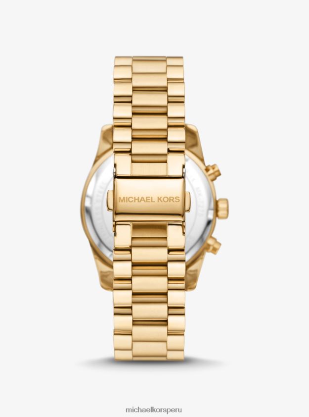accesorios educacion fisica Michael Kors mujer reloj lexington pave en tono dorado oro 8FX48V2390