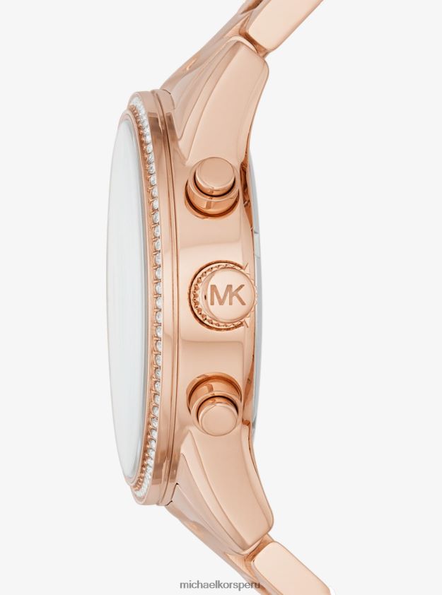 accesorios educacion fisica Michael Kors mujer reloj ritz en tono oro rosa oro rosa 8FX48V2385