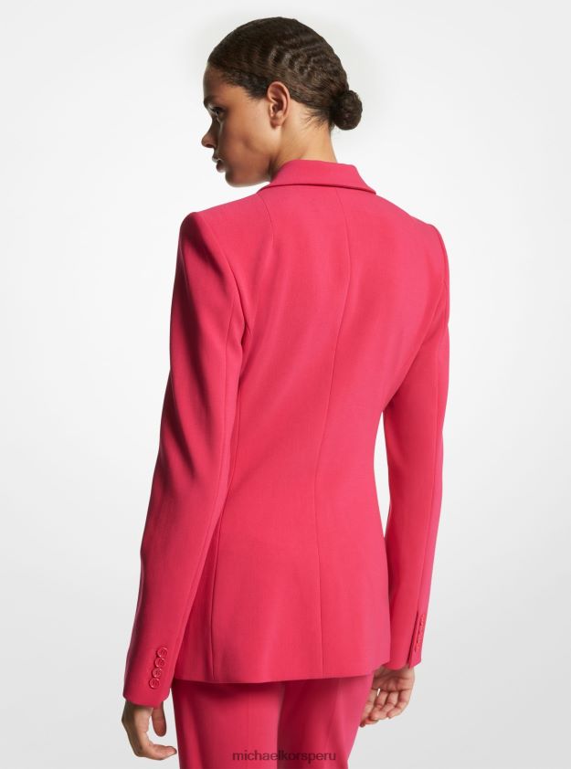 ropa educacion fisica Michael Kors mujer Americana de crepé guijarro elástico Georgina de la colección fucsia 8FX48V3762