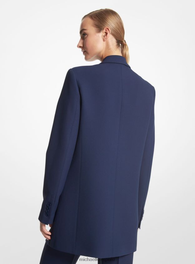 ropa educacion fisica Michael Kors mujer blazer boyfriend de doble crepé sable de la colección Armada 8FX48V3496