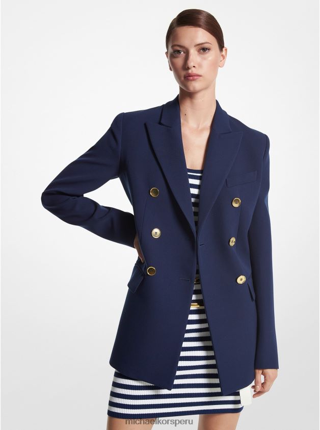 ropa educacion fisica Michael Kors mujer blazer cruzado de gabardina de lana de la colección Armada 8FX48V3558