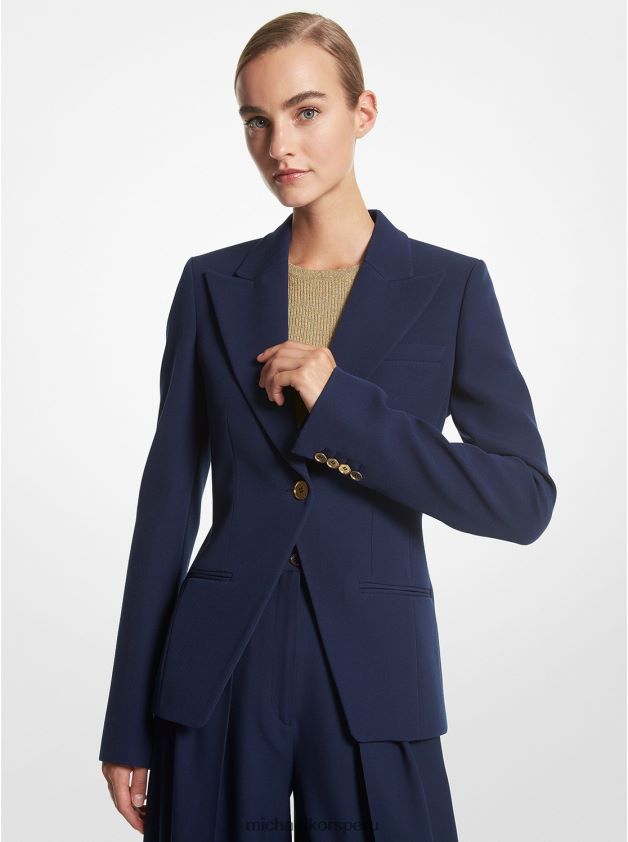 ropa educacion fisica Michael Kors mujer blazer de gabardina de lana de la colección Armada 8FX48V3559