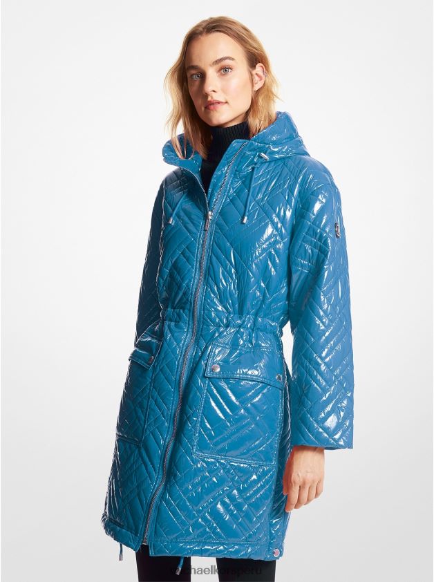 ropa educacion fisica Michael Kors mujer abrigo acolchado cire de nailon laguna 8FX48V354