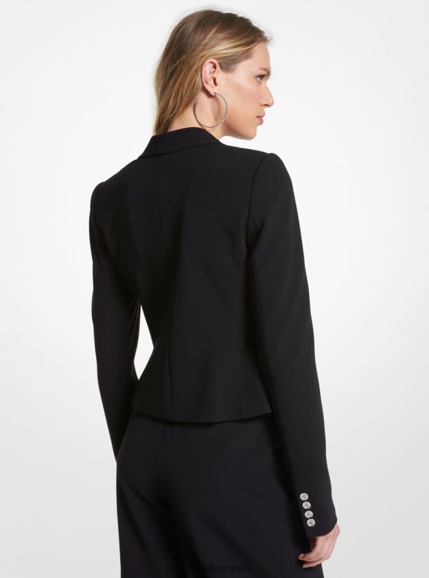 ropa educacion fisica Michael Kors mujer blazer corto de crepé negro 8FX48V221