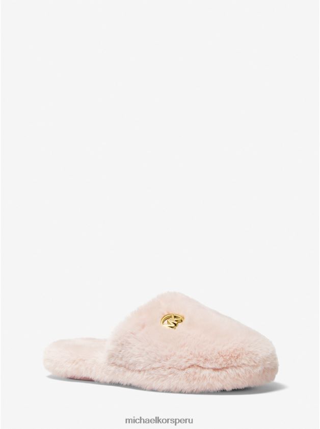 zapatos educacion fisica Michael Kors mujer pantuflas alexis de piel sintética florecer 8FX48V2341