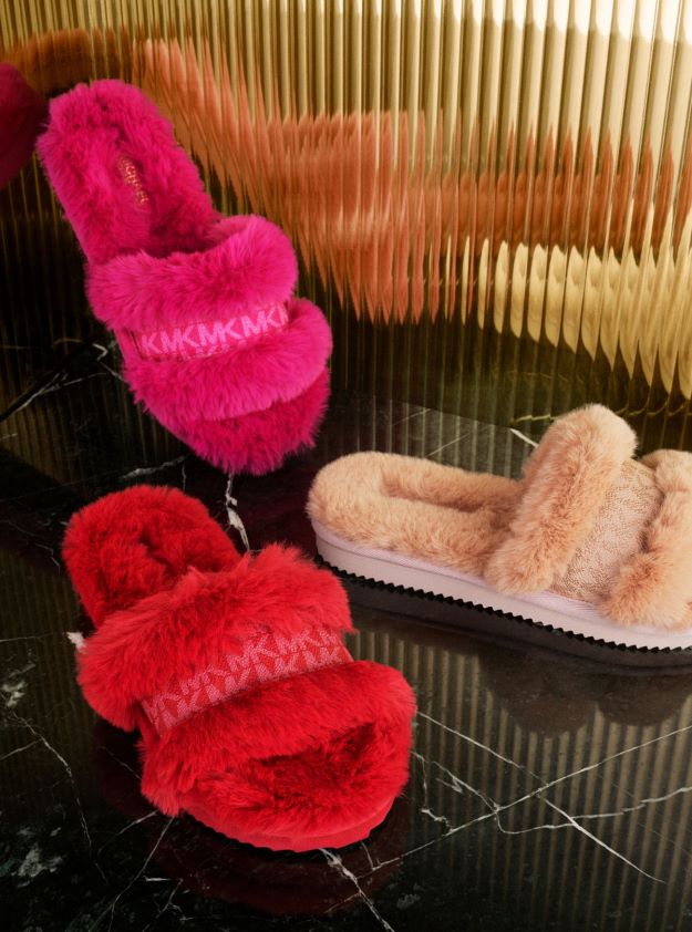 zapatos educacion fisica Michael Kors mujer sandalias scarlett de piel sintética carmesí 8FX48V2333