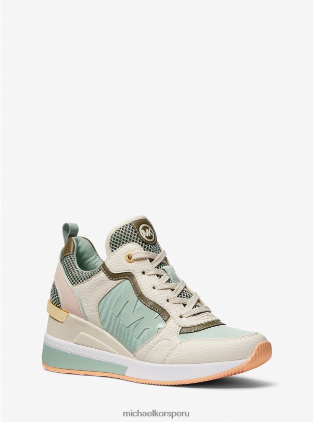 zapatos educacion fisica Michael Kors mujer entrenador de medios mixtos crista pl jade mlti 8FX48V1735