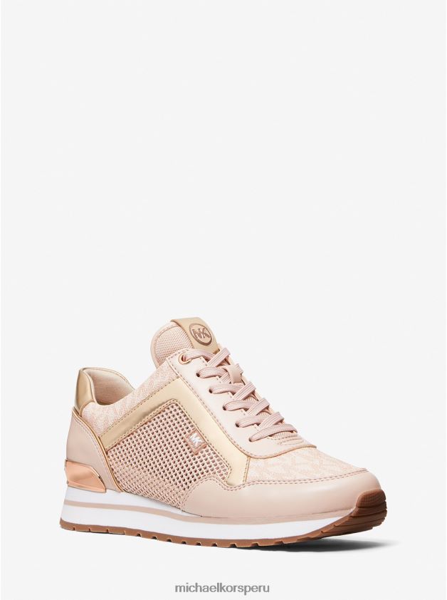 zapatos educacion fisica Michael Kors mujer entrenadora de medios mixtos maddy sf rosa/ballt 8FX48V1726