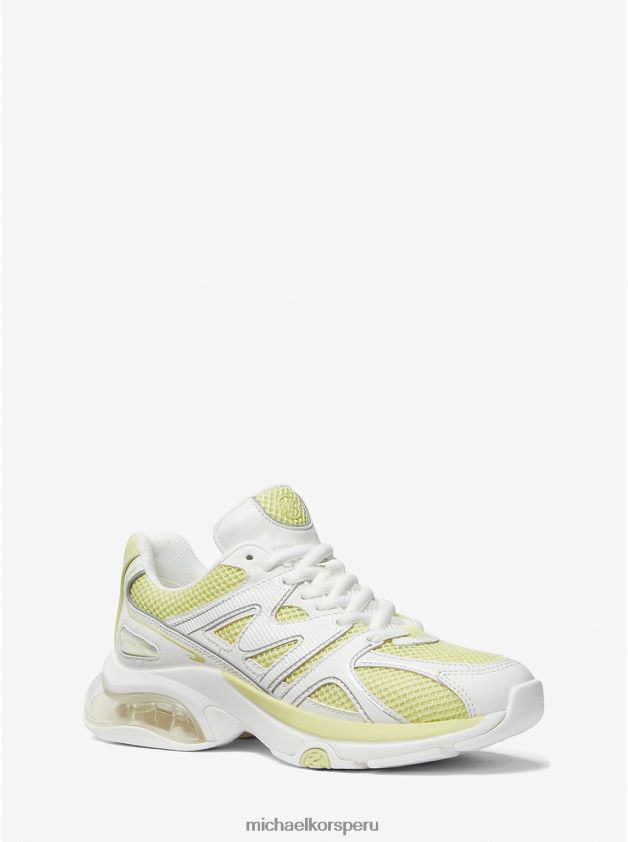 zapatos educacion fisica Michael Kors mujer kit extreme de malla y zapatilla de piel yuzu multi 8FX48V1774