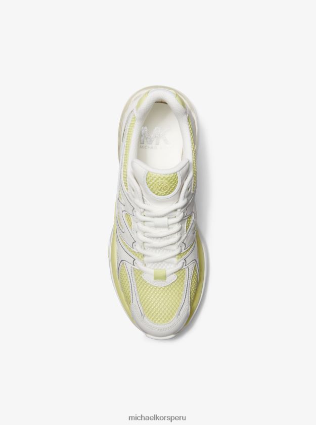zapatos educacion fisica Michael Kors mujer kit extreme de malla y zapatilla de piel yuzu multi 8FX48V1774