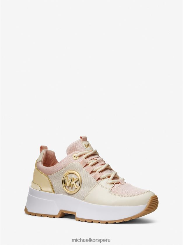 zapatos educacion fisica Michael Kors mujer zapatillas cosmo lona pwd blsh mlt 8FX48V1788