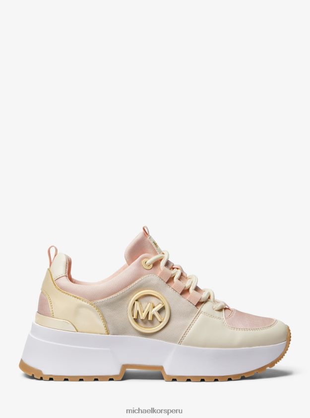 zapatos educacion fisica Michael Kors mujer zapatillas cosmo lona pwd blsh mlt 8FX48V1788