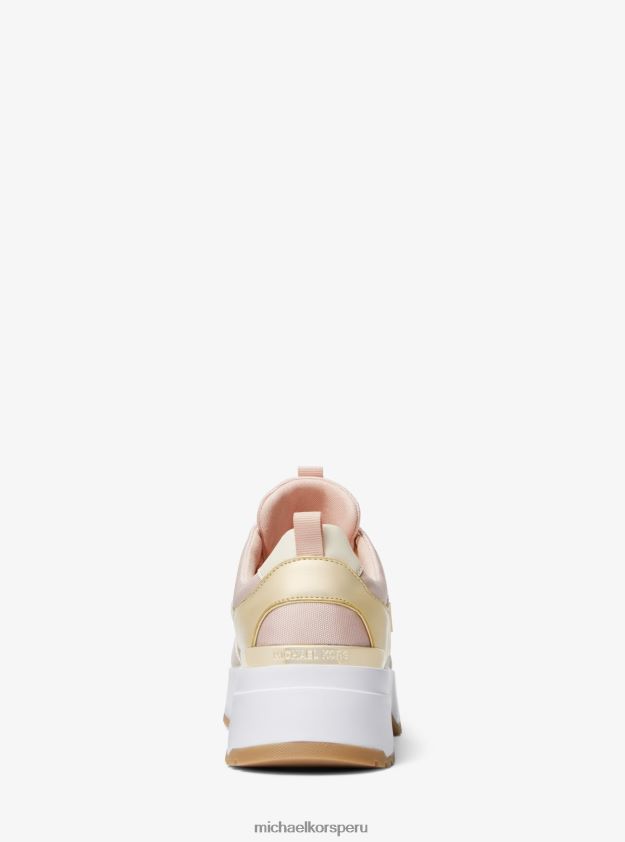 zapatos educacion fisica Michael Kors mujer zapatillas cosmo lona pwd blsh mlt 8FX48V1788