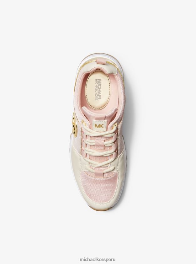 zapatos educacion fisica Michael Kors mujer zapatillas cosmo lona pwd blsh mlt 8FX48V1788