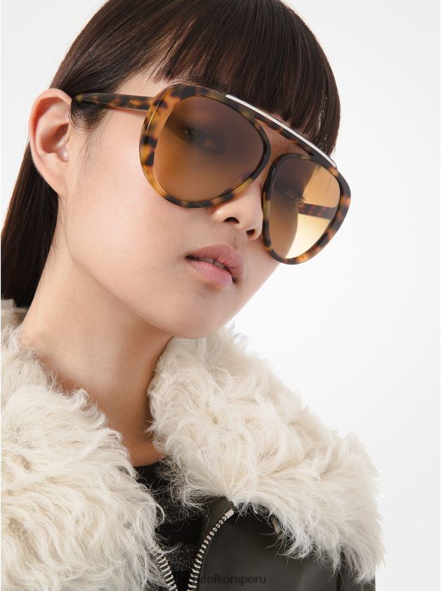 accesorios educacion fisica Michael Kors unisexo colección de gafas de sol grove tortuga oscura 8FX48V3925
