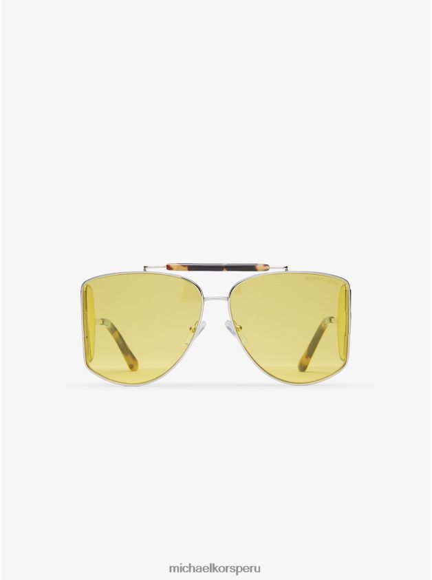 accesorios educacion fisica Michael Kors unisexo colección de gafas de sol nash amarillo 8FX48V3923