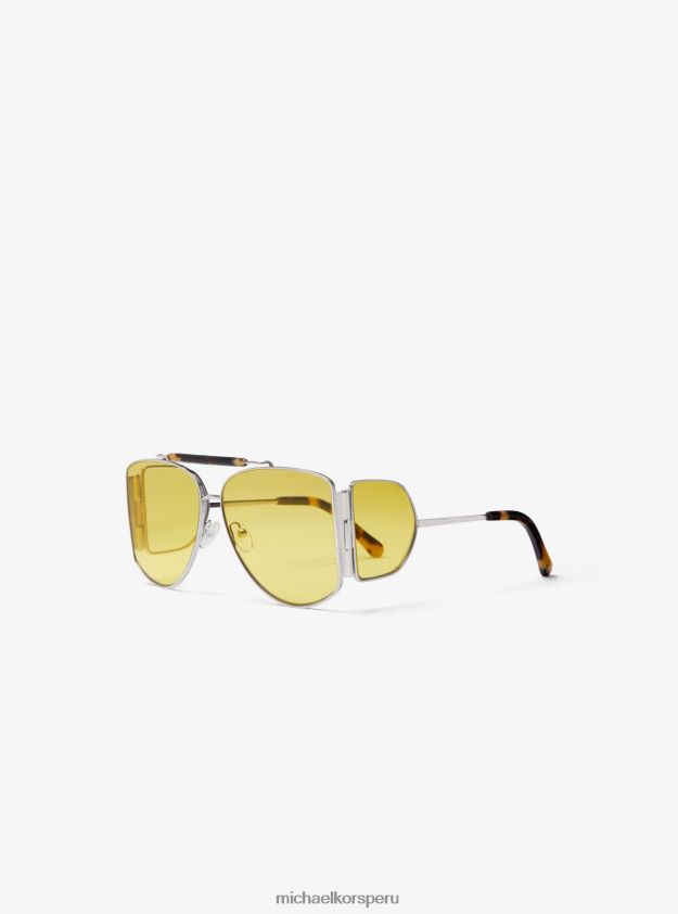 accesorios educacion fisica Michael Kors unisexo colección de gafas de sol nash amarillo 8FX48V3923