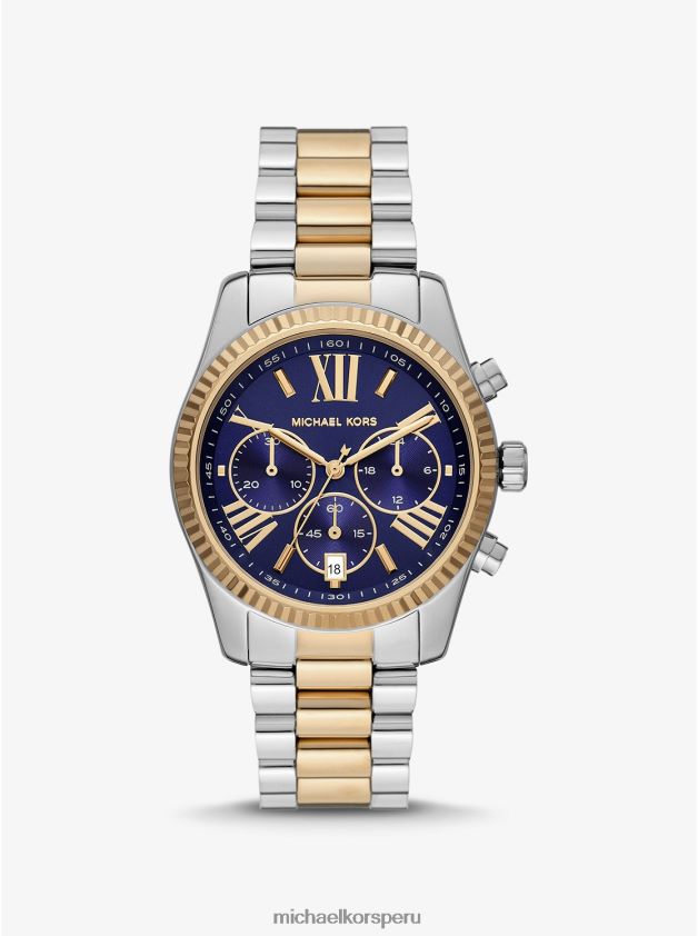 accesorios educacion fisica Michael Kors unisexo reloj lexington de dos tonos Dos tonos 8FX48V3974