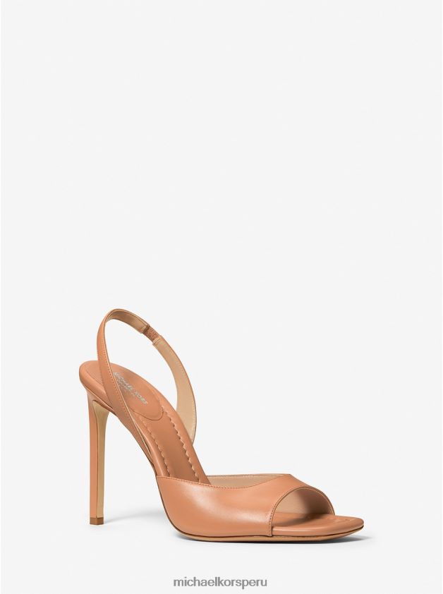 zapatos educacion fisica Michael Kors unisexo sandalia coleccion marisa piel bronceado 8FX48V3863