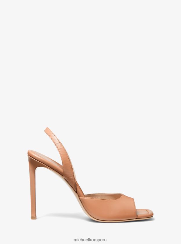 zapatos educacion fisica Michael Kors unisexo sandalia coleccion marisa piel bronceado 8FX48V3863