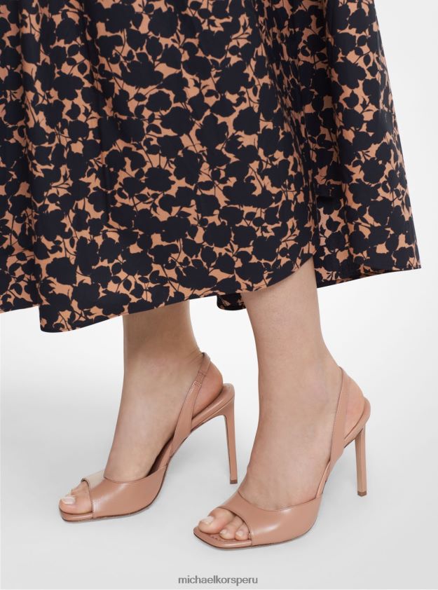 zapatos educacion fisica Michael Kors unisexo sandalia coleccion marisa piel bronceado 8FX48V3863